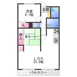 パルティール小柴の物件間取画像